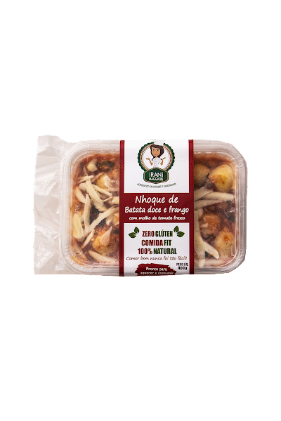 NHOQUE DE BATATA DOCE E FRANGO COM MOLHO DE TOMATE FRESCO - IRANI