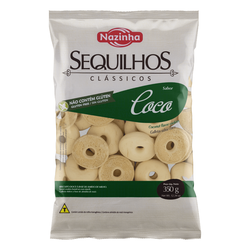 SEQUILHO DE COCO 350G - NAZINHA