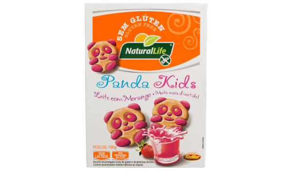 PANDA KIDS LEITE COM MORANGO - NATURAL LIFE