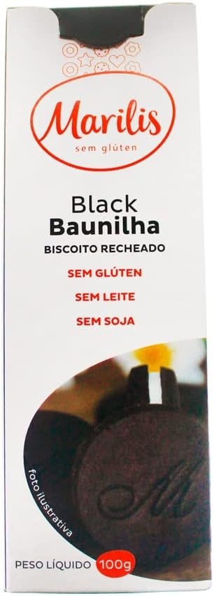 BISCOITO BLACK BAUNILHA 100G - MARILIS