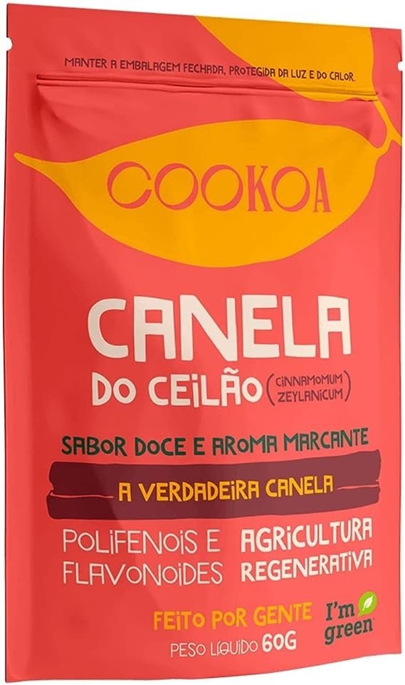 CANELA DO CEILÃO 60G - COOKOA
