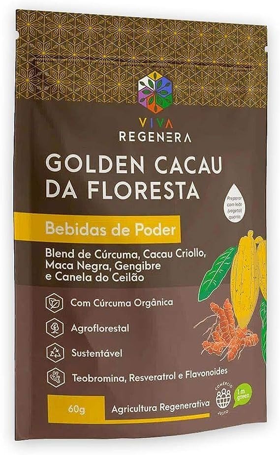 GOLDEN CACAU DA FLORESTA 60G - VIVA REGENERA