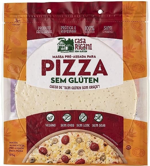 MASSA DE PIZZA SEM GLÚTEN - CASA RIGANI