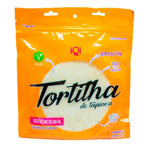 TORTILHA DE TAPIOCA TRADICIONAL 240G  -iQi