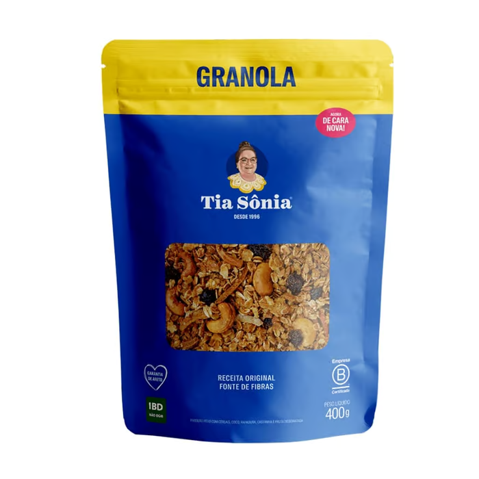 GRANOLA TRADICIONAL 400G - TIA SÔNIA