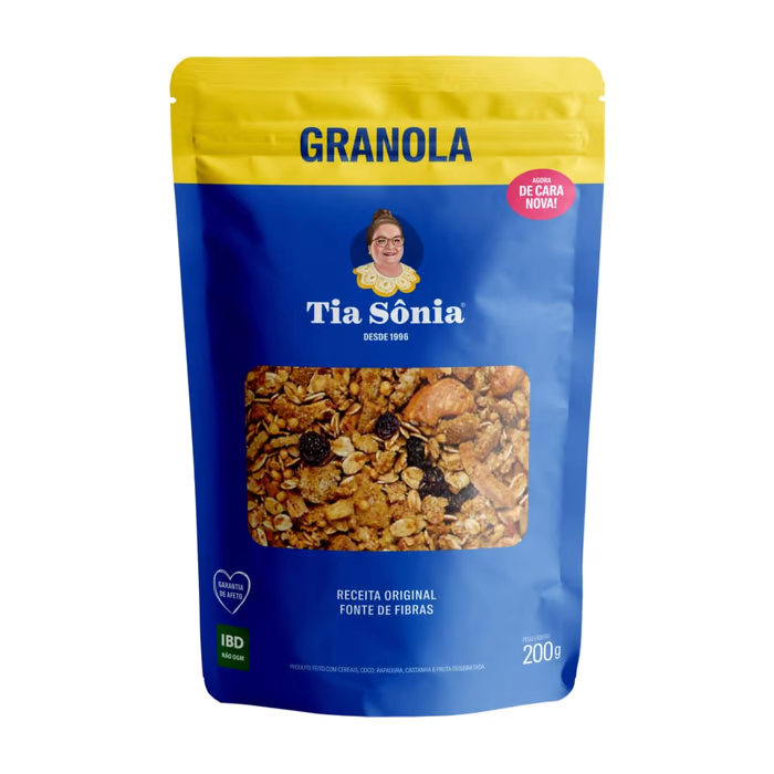 GRANOLA TRADICIONAL 200G - TIA SÔNIA
