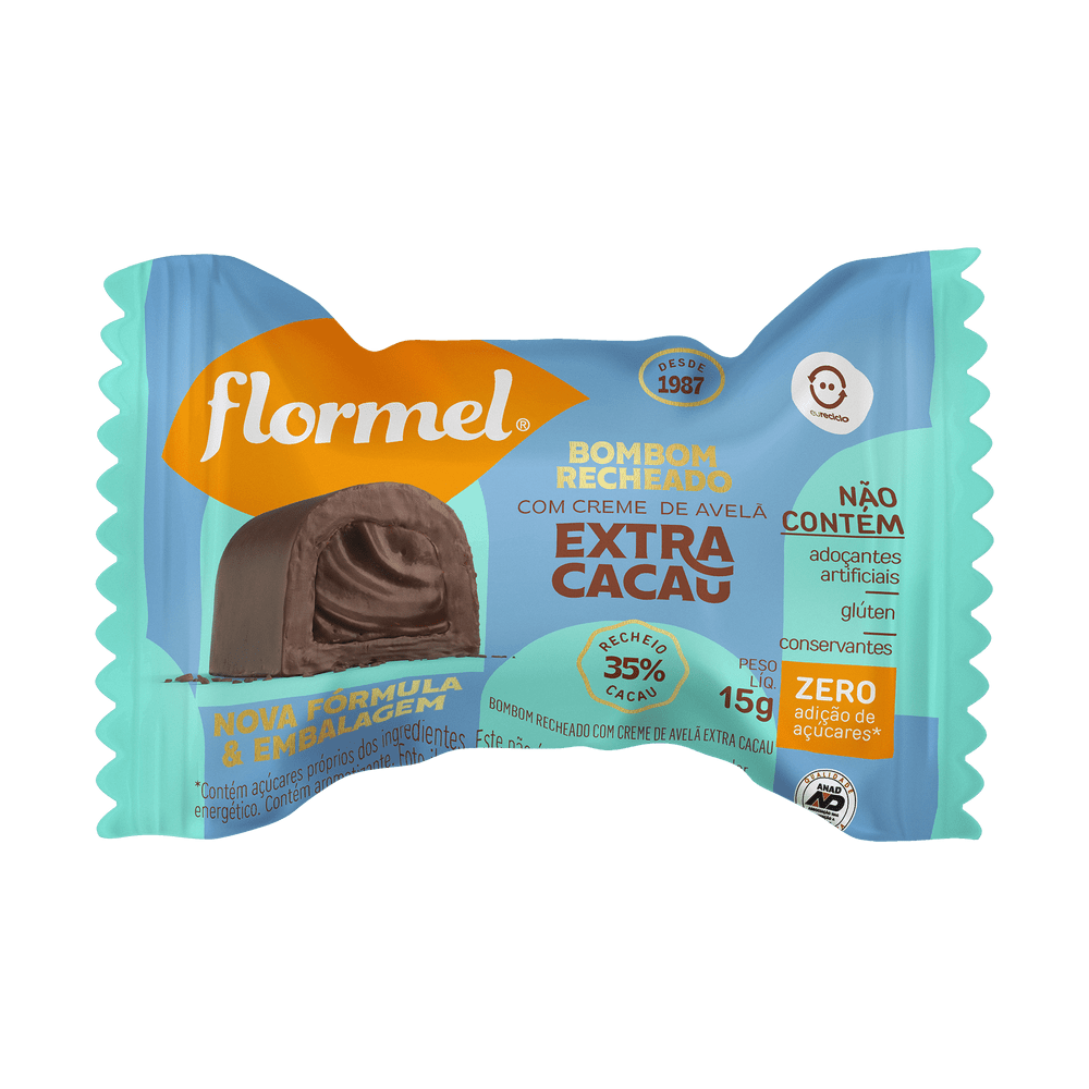 BOMBOM EXTRA CACAU - FLORMEL
