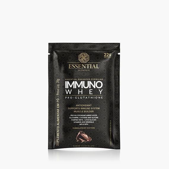 IMMUNO WHEY PRO GLUTATHIONE CACAO SACHÊ - ESSENTIAL