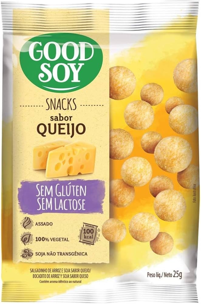 SNACK DE SOJA QUEIJO - GOOD SOY