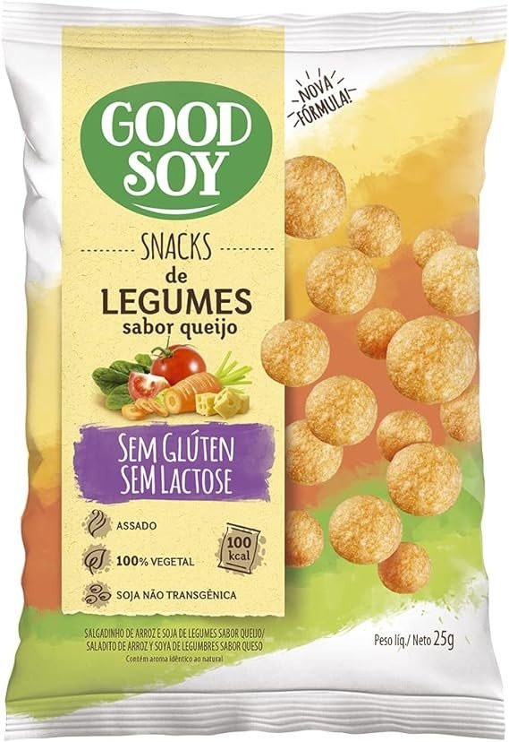 SNACK DE LEGUMES SABOR QUEIJO - GOOD SOY
