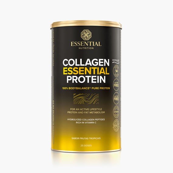 COLLAGEN ESSENTIAL PROTEIN FRUTAS TROPICAIS 427,5G - ESSENTIAL NUTRITION