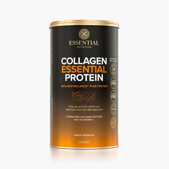 COLLAGEN ESSENTIAL PROTEIN TANGERINA 432,5G - ESSENTIAL NUTRITION