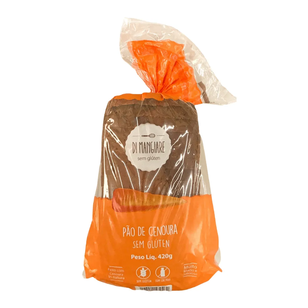 PÃO DE CENOURA 420G - DI MANGIARE