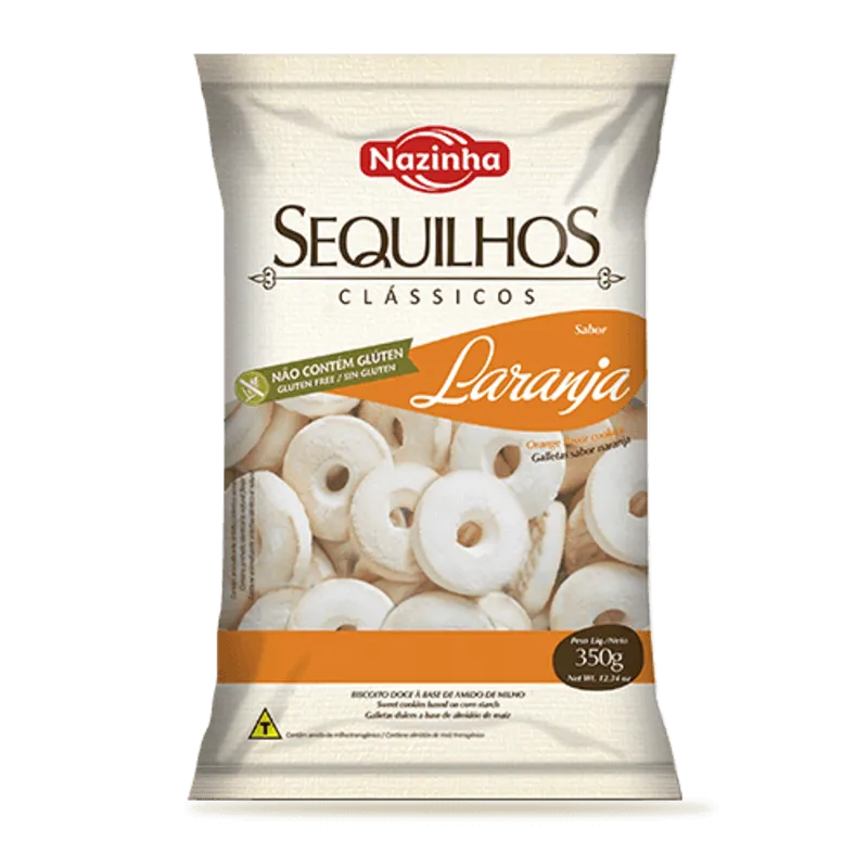 SEQUILHO DE LARANJA 350G - NAZINHA