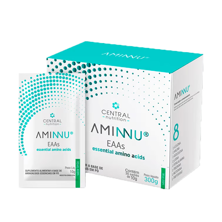 AMINNU LIMÃO 10G 30 SACHÊS - CENTRAL NUTRITION