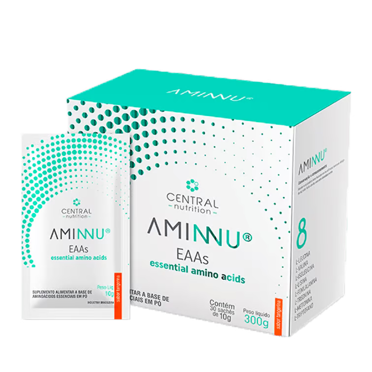 AMINNU TANGERINA 10G 30 SACHÊS - CENTRAL NUTRITION