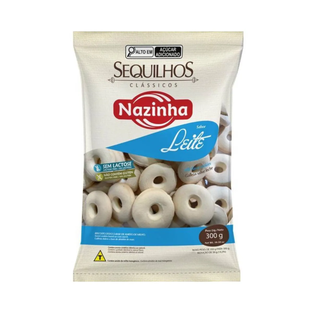 SEQUILHO DE LEITE 300G - NAZINHA