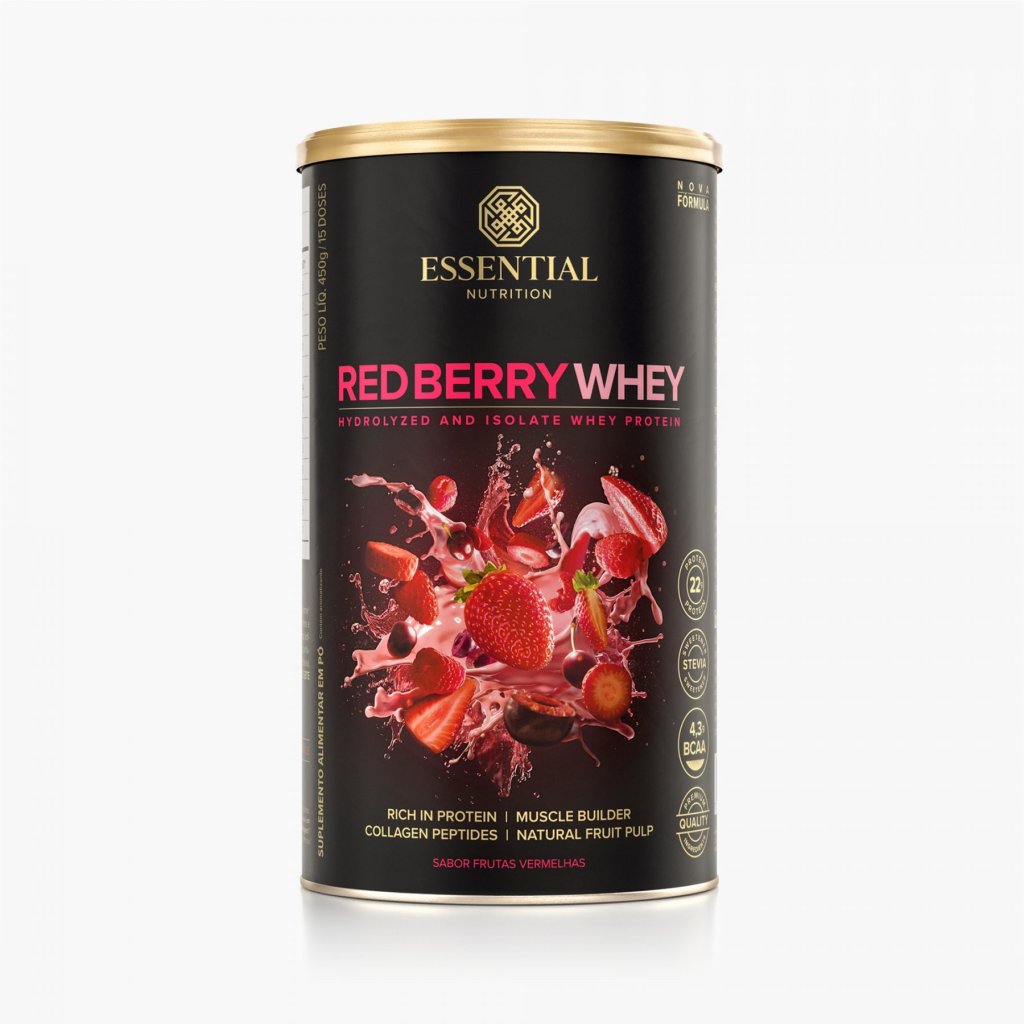 RED BERRY WHEY 450G - ESSENTIAL