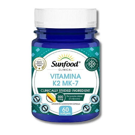 VITAMINA K2 MK7 60CAP - SUNFOOD
