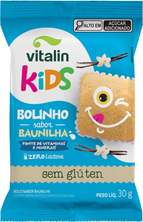 BOLINHO SABOR BAUNILHA KIDS - VITALIN