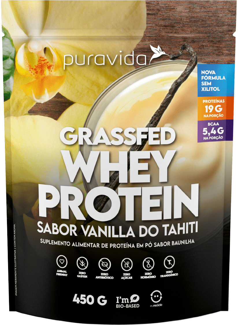 GRASS FED WHEY PROTEIN VANILLA 450G - PURA VIDA