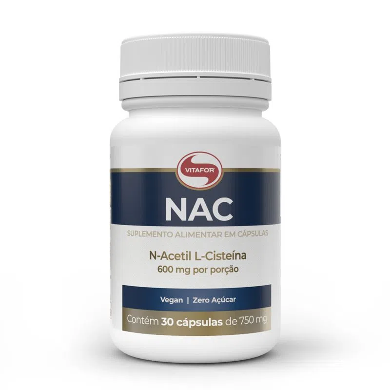 NAC N-ACETIL CISTEINA 30CAPS - VITAFOR