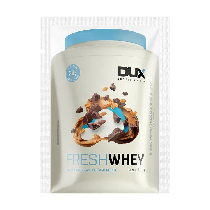 FRESH WHEY CHOCOLATE E PASTA DE AMENDOIM SACHÊ - DUX