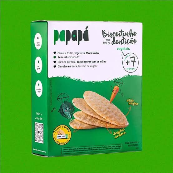 BISCOITINHO PARA FASE DE DENTIÇÃO VEGETAIS - PAPAPÁ