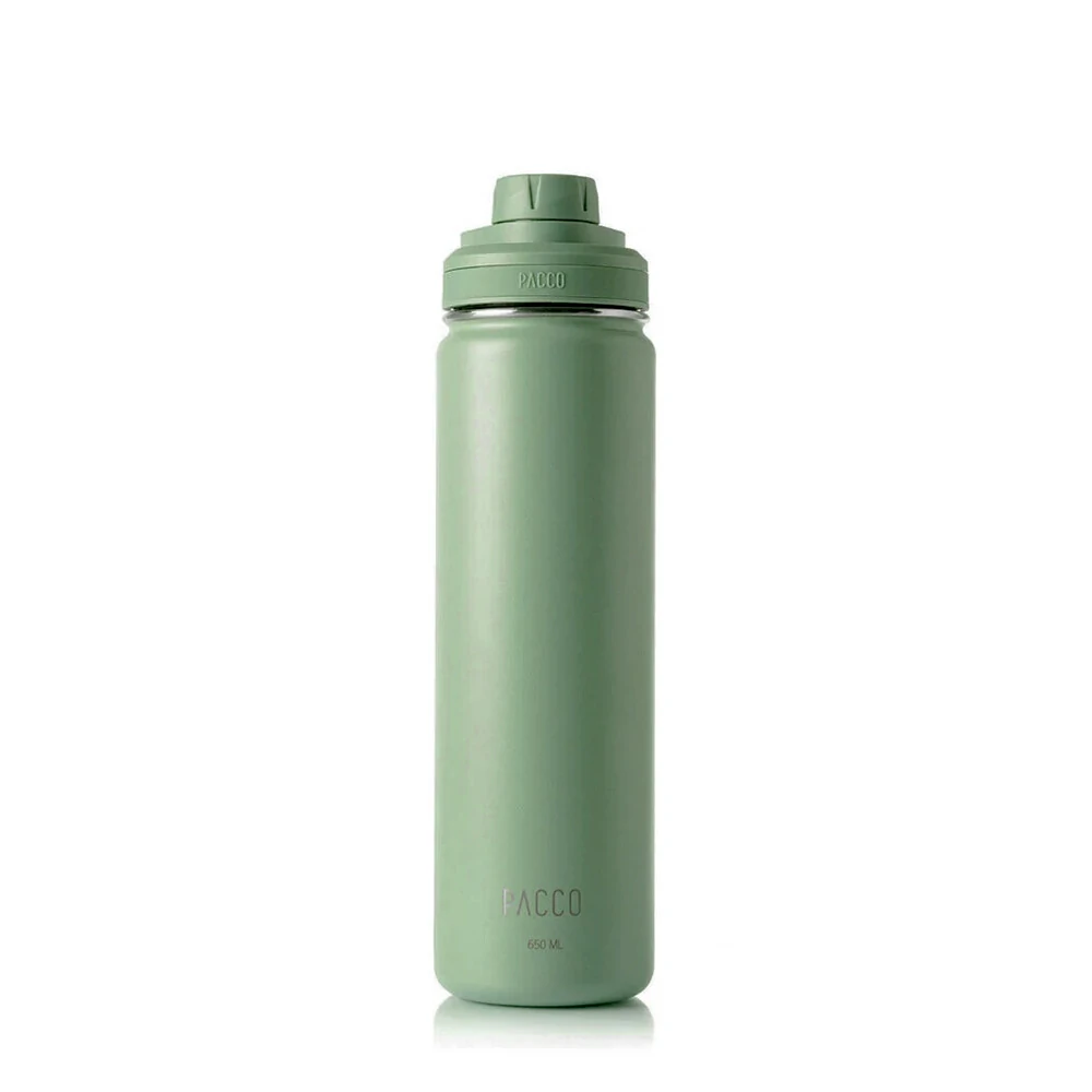 GARRAFA TÉRMICA HYDRA V2 650ML - SÁLVIA - PACCO