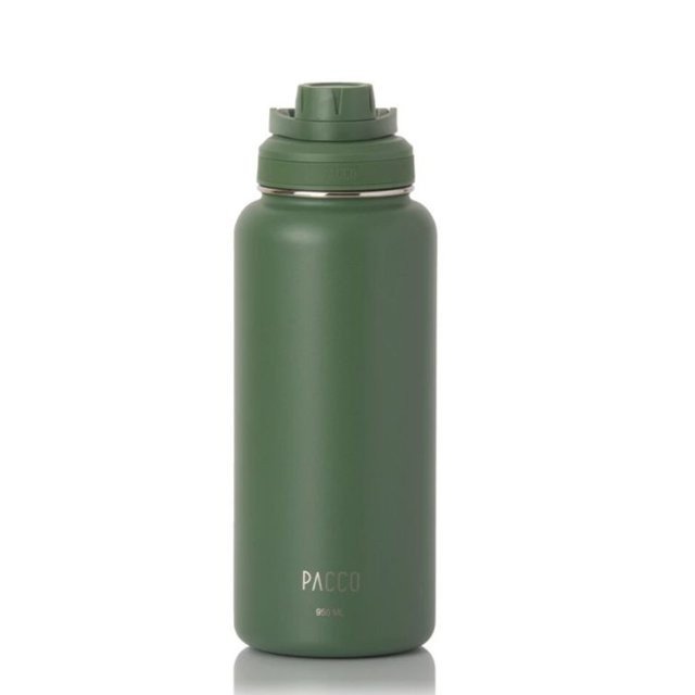GARRAFA TÉRMICA HYDRA V2 950ML - VERDE MILITAR - PACCO