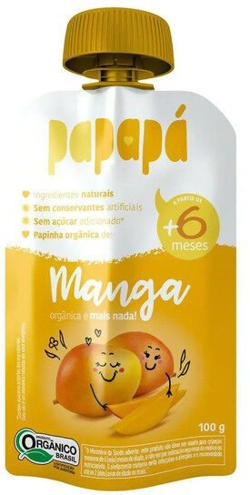 PAPINHA DE MANGA ORG 100G - PAPAPÁ