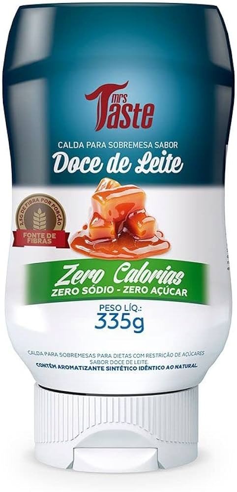 CALDA DE DOCE DE LEITE ZERO AÇUCAR - MRS TASTE