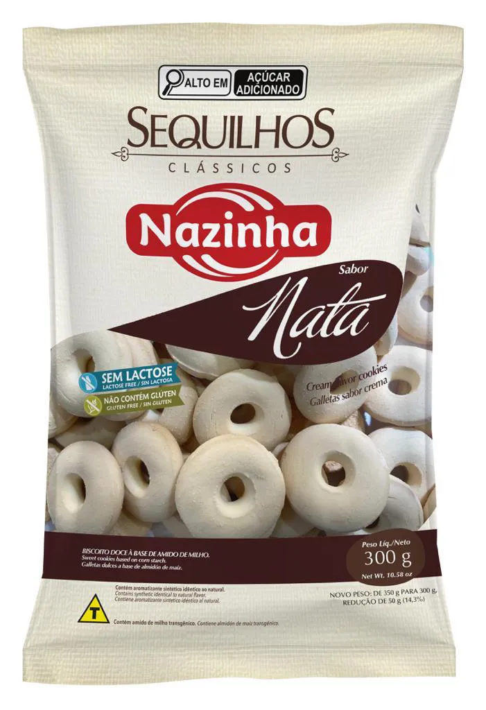 SEQUINHO DE NATA 300G - NAZINHA