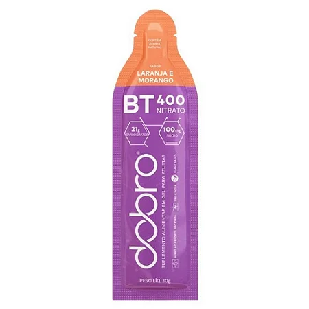 GEL BT NITRATO LARANJA E MORANGO 30G - DOBRO