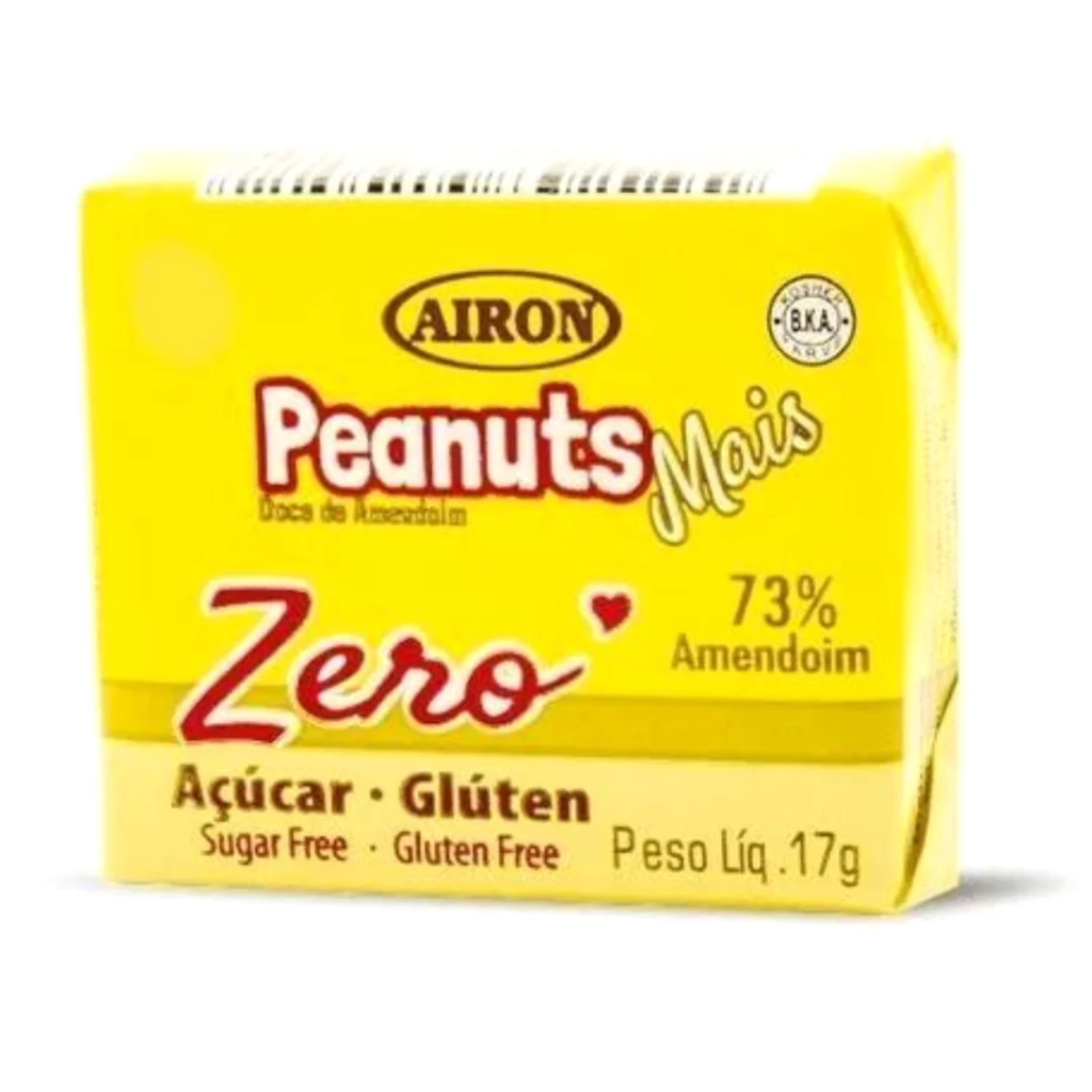 PAÇOCA PEANUTS ZERO 17G - AIRON