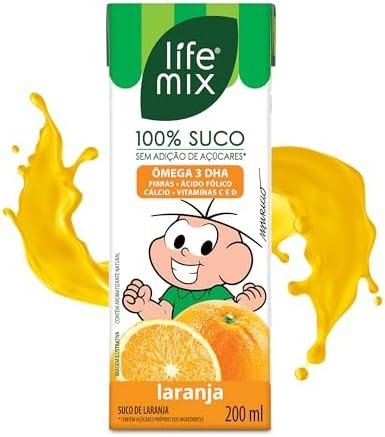 SUCO DE LARANJA 200ML - LIFE MIX