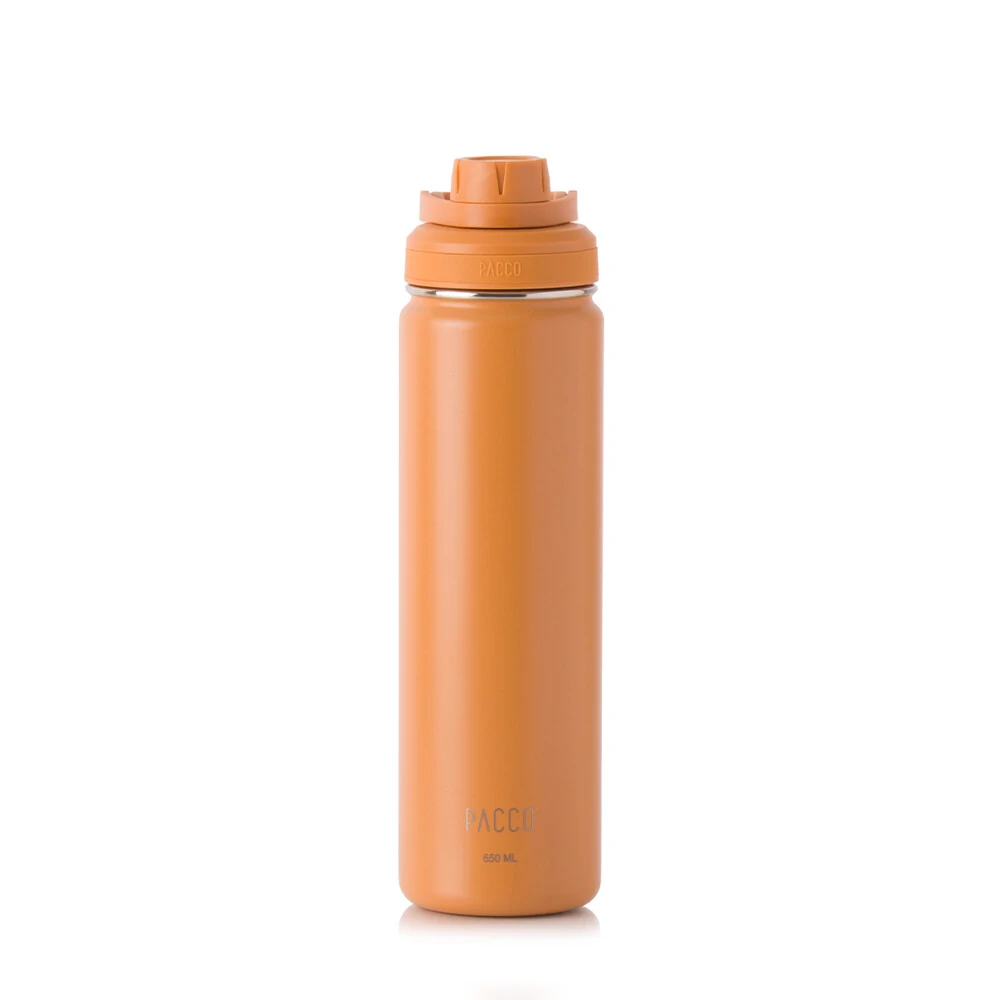 GARRAFA TÉRMICA HYDRA V2 650ML - CARAMELO - PACCO