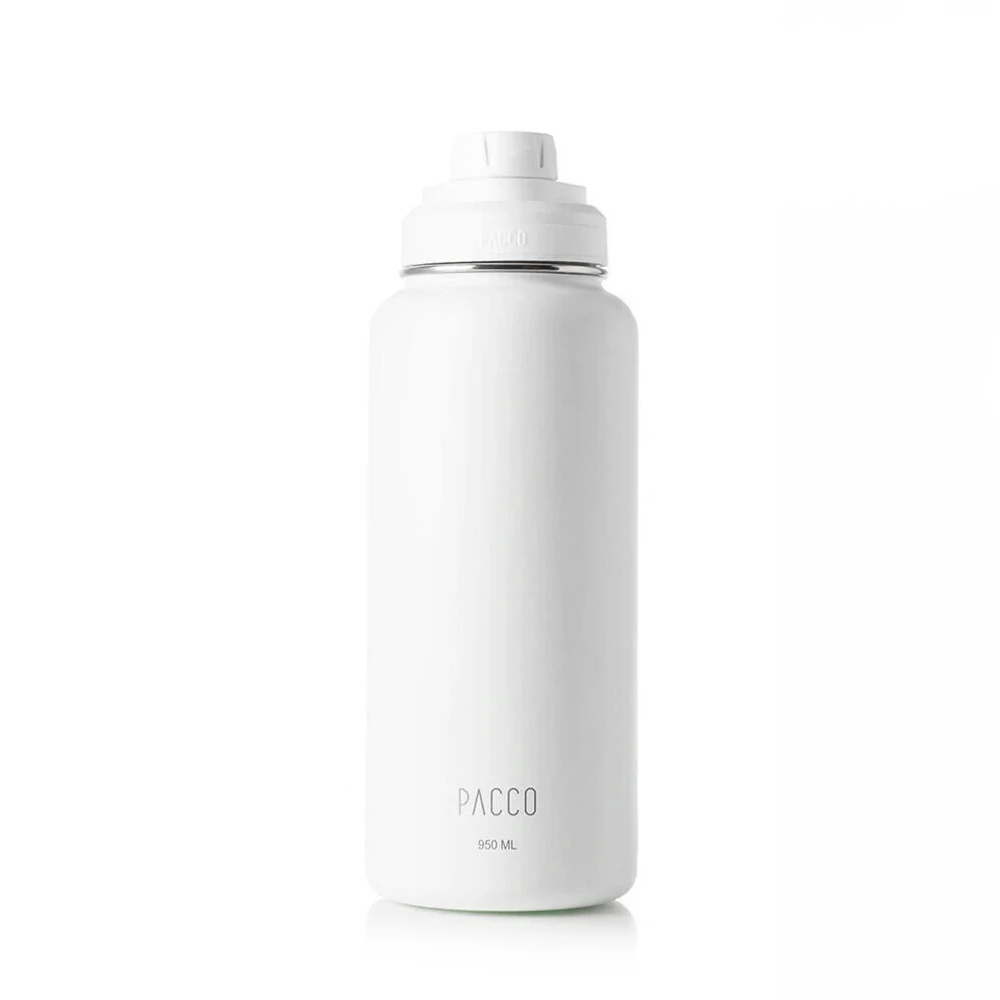 GARRAFA TÉRMICA HYDRA V2 950ML - BRANCA - PACCO