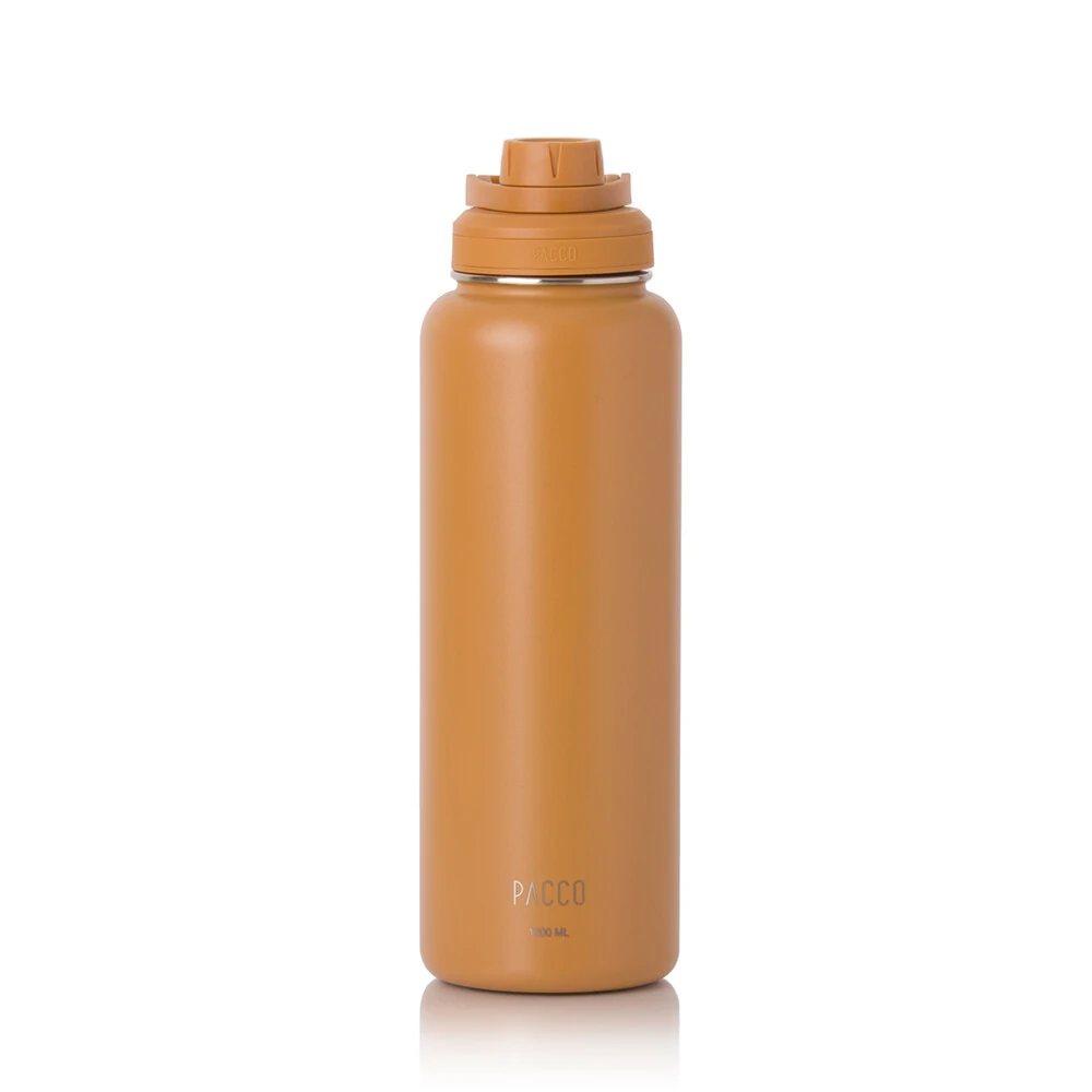GARRAFA TÉRMICA HYDRA V2 1200ML - CARAMELO - PACCO