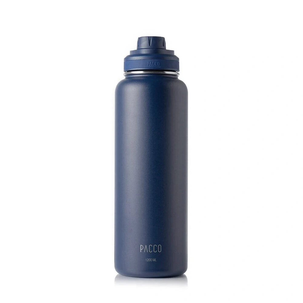 GARRAFA TÉRMICA HYDRA V2 1200ML - AZUL MARINHO - PACCO