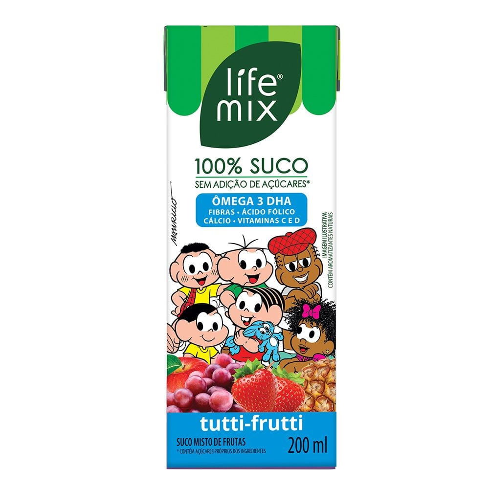 SUCO DE TUTTI FRUTTI 200ML - LIFE MIX