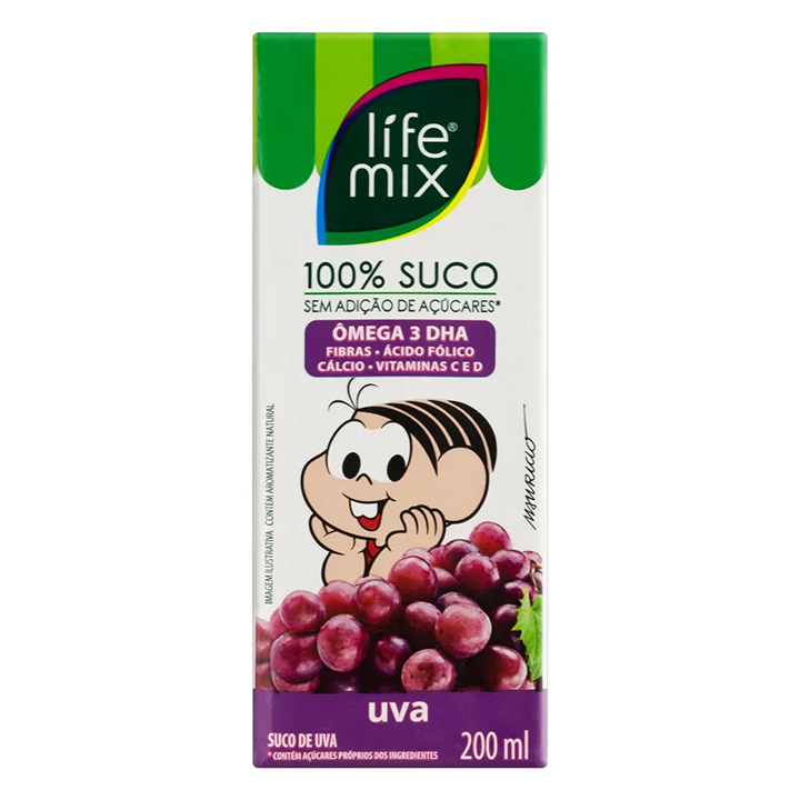 SUCO DE UVA 200ML - LIFE MIX