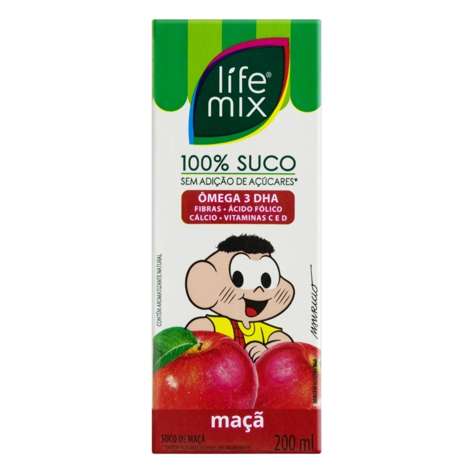 SUCO DE MAÇÂ 200ML - LIFE MIX