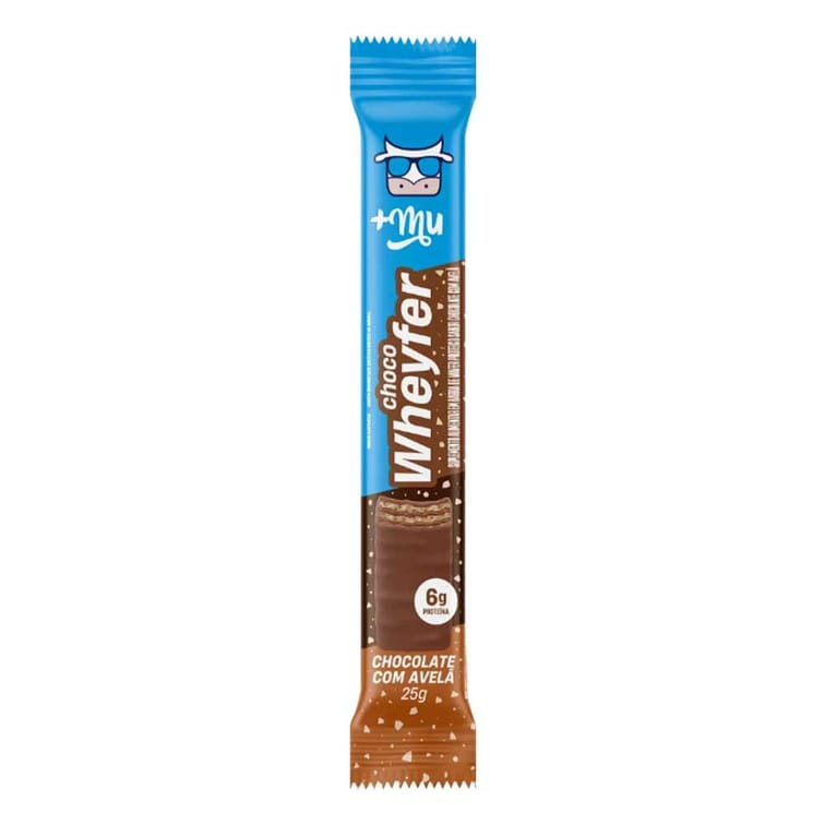 CHOCO WHEYFER CHOCOLATE COM AVELÃ 25G - +MU