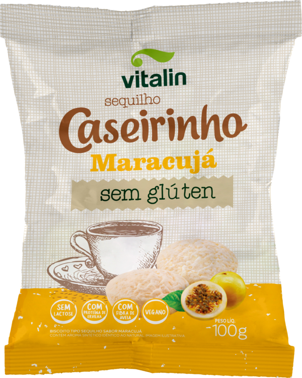 SEQUILHO CASEIRINHO MARACUJÁ 100G - VITALIN
