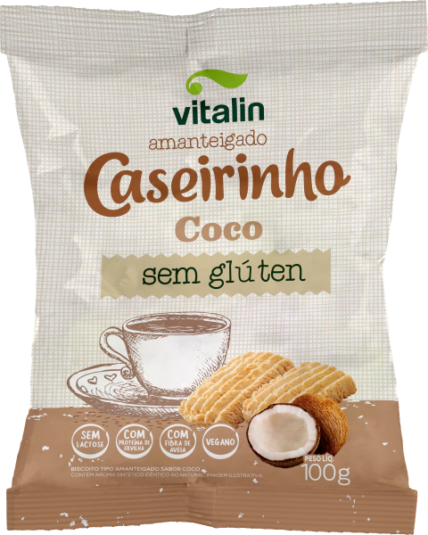 AMANTEIGADO CASEIRINHO COCO 100G - VITALIN