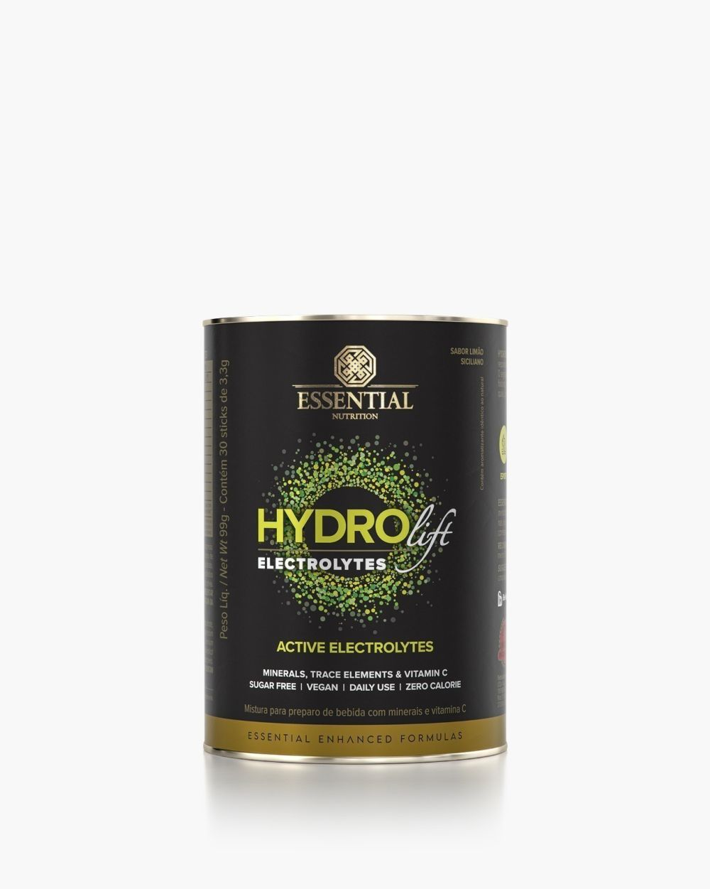 HYDROLIFT ELECTROLYTES LIMÃO-SICILIANO 30 STICKS - ESSENTIAL