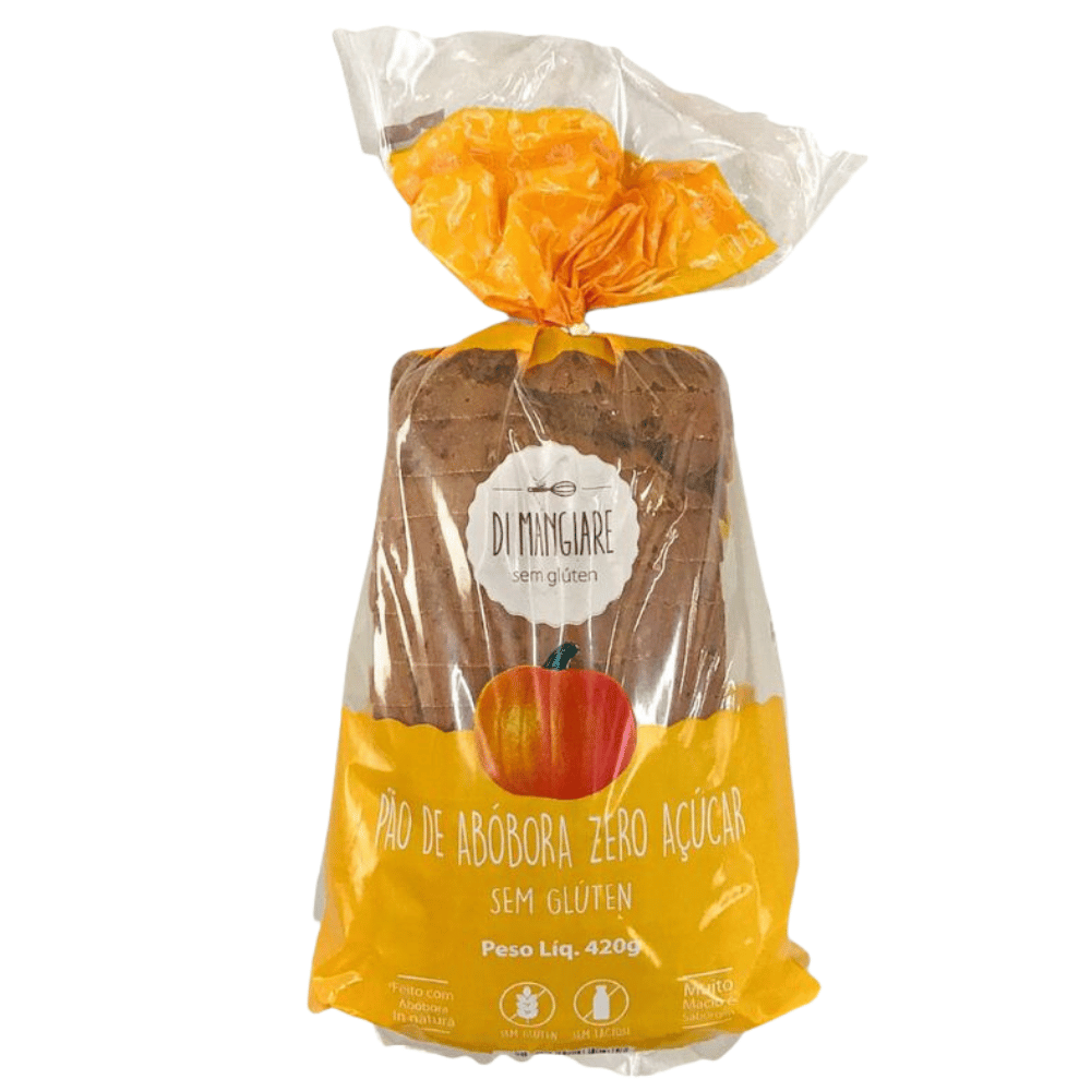 PÃO DE ABÓBORA ZERO 420G - DI MANGIARE