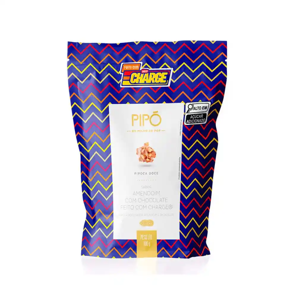 PIPOCA DOCE CHARGE 100G - PIPÓ