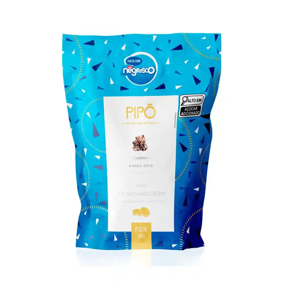 PIPOCA DOCE NEGRESCO 100G - PIPÓ